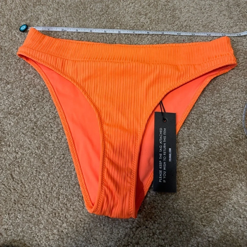 NWT Triangl Bikini Bottom Orange Size L